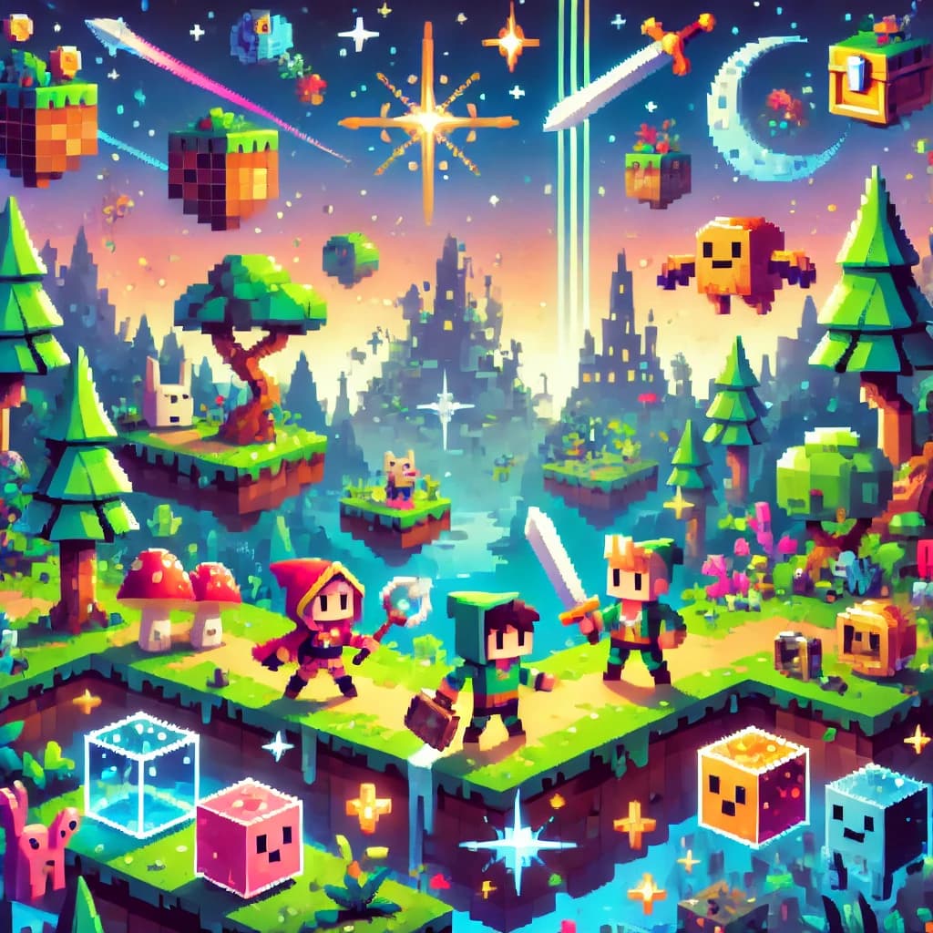 Pixel Worlds game