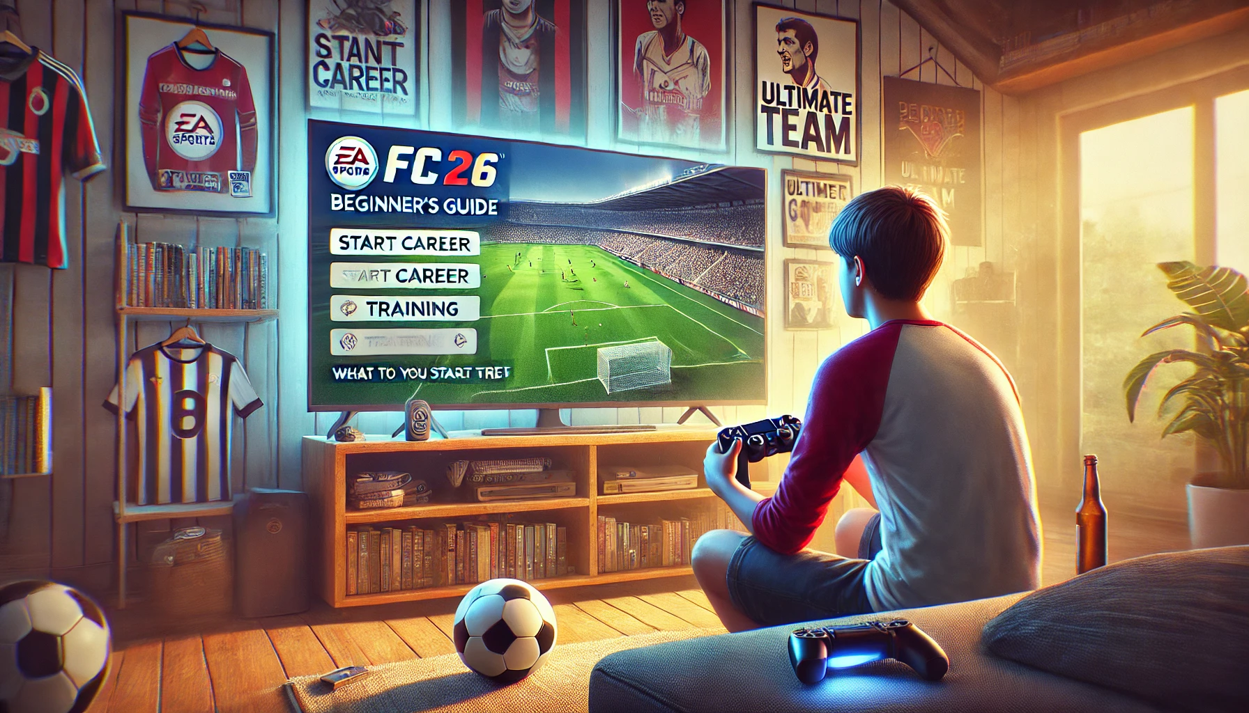 FC 26 beginner guide, EA SPORTS FC 26 tips, FC 26 what to do first, FC 26 best settings, FC 26 tactics, FC 26 starter squad, FC 26 Career Mode guide, FC 26 Clubs guide, BoostRoom