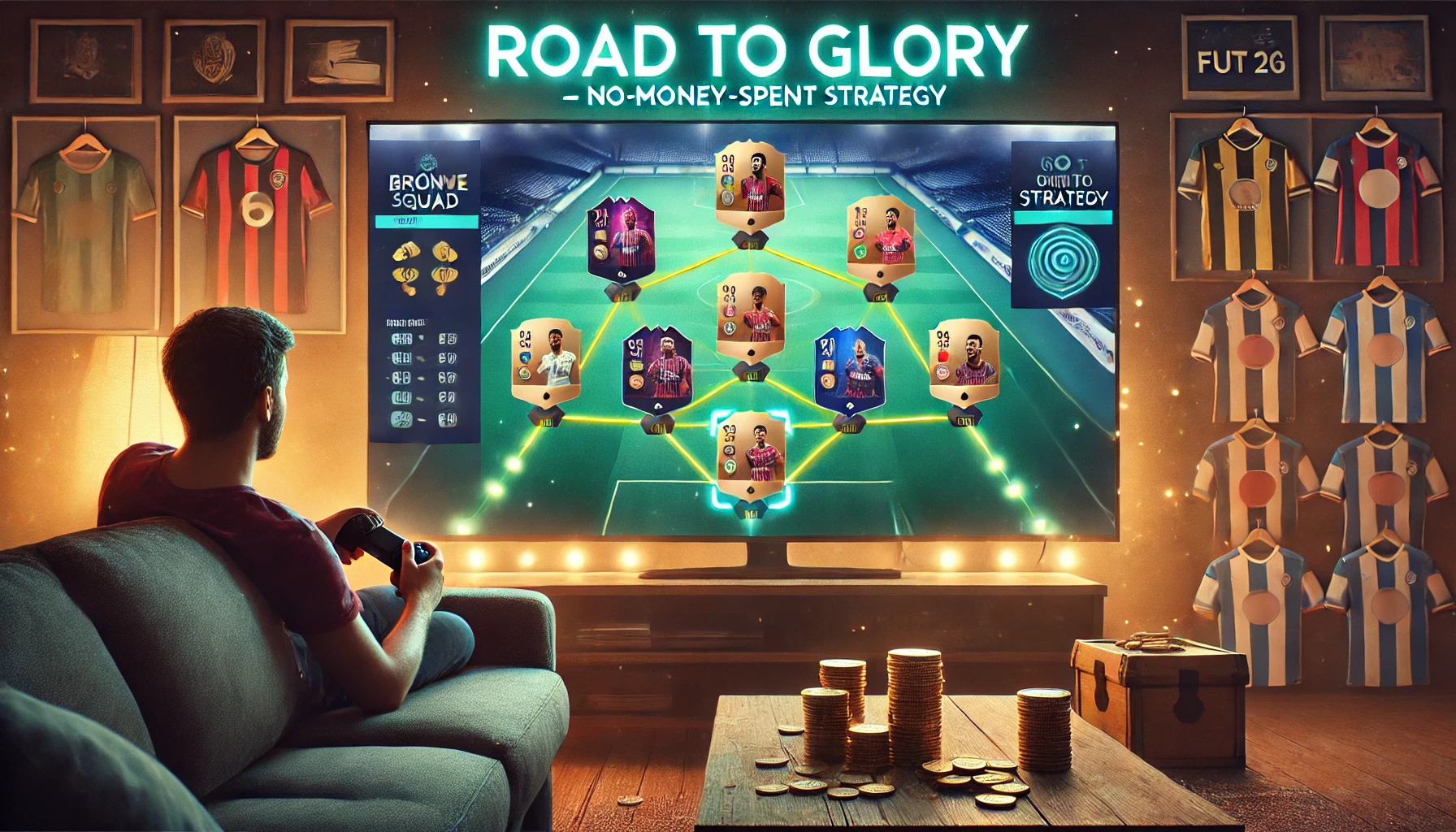FUT 26 Road to Glory, FC 26 no money spent, FUT 26 RTG guide, casual FUT 26 strategy, FUT 26 coins tips, FUT 26 SBC tips, FUT 26 weekly routine, FUT 26 evolutions, FC 26 Ultimate Team guide