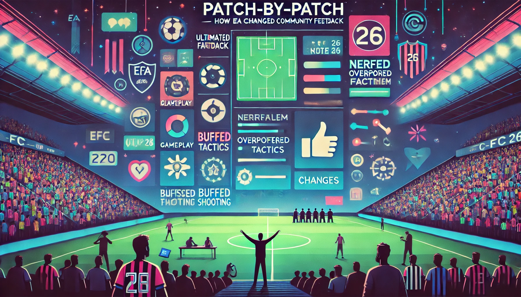 FC 26 patch notes, FC 26 updates, FC 26 meta changes, Competitive Gameplay, Authentic Gameplay, manual defending FC 26, goalkeeper movement nerf, FUT updates, Clubs archetypes, Career Mode updates FC 26 patch notes, FC 26 updates, FC 26 meta changes, Competitive Gameplay, Authentic Gameplay, manual defending FC 26, goalkeeper movement nerf, FUT updates, Clubs archetypes, Career Mode updates