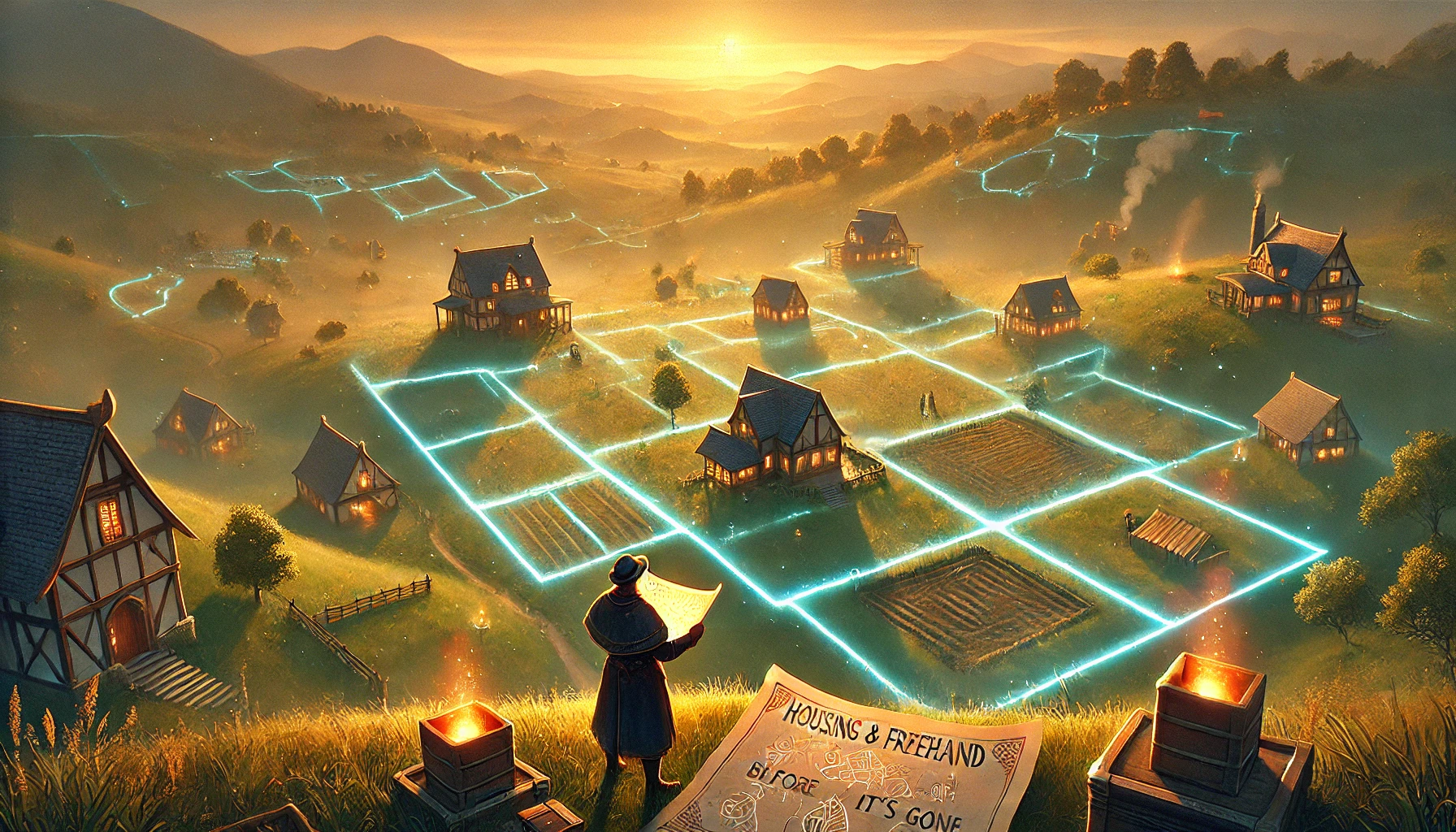 ashes of creation housing, ashes of creation freeholds, how to get a freehold ashes of creation, node housing ashes of creation, freehold estates baronies, freehold taxes permits upkeep