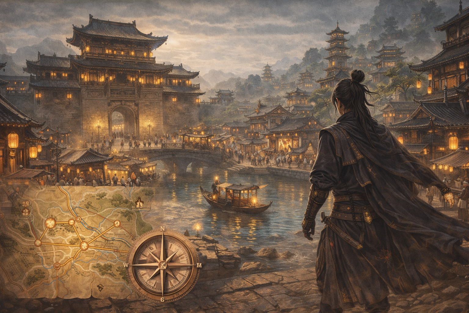 Where Winds Meet Kaifeng, Kaifeng quests, Kaifeng exploration guide, Kaifeng City guide, Where Winds Meet fast travel stones, Boundary Stones Kaifeng, Kaifeng puzzles, Kaifeng Meow puzzles