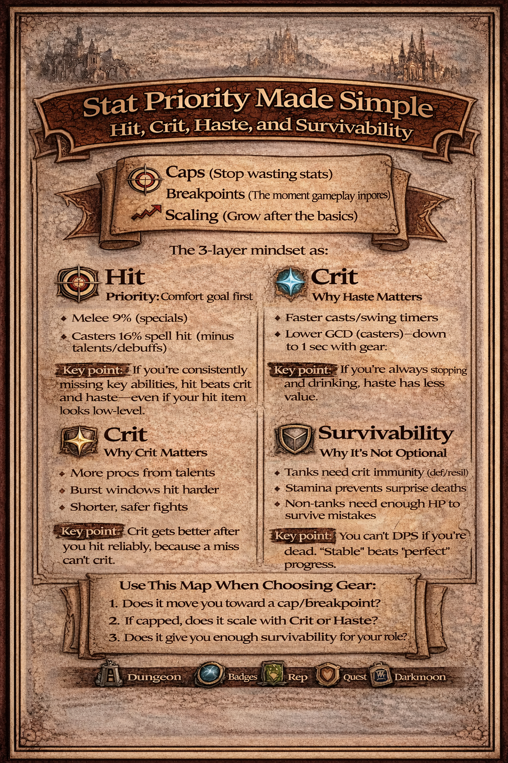 TBC Classic stat priority, hit cap TBC, spell hit cap 16% TBC, melee hit cap 9% TBC, hit rating conversion 70