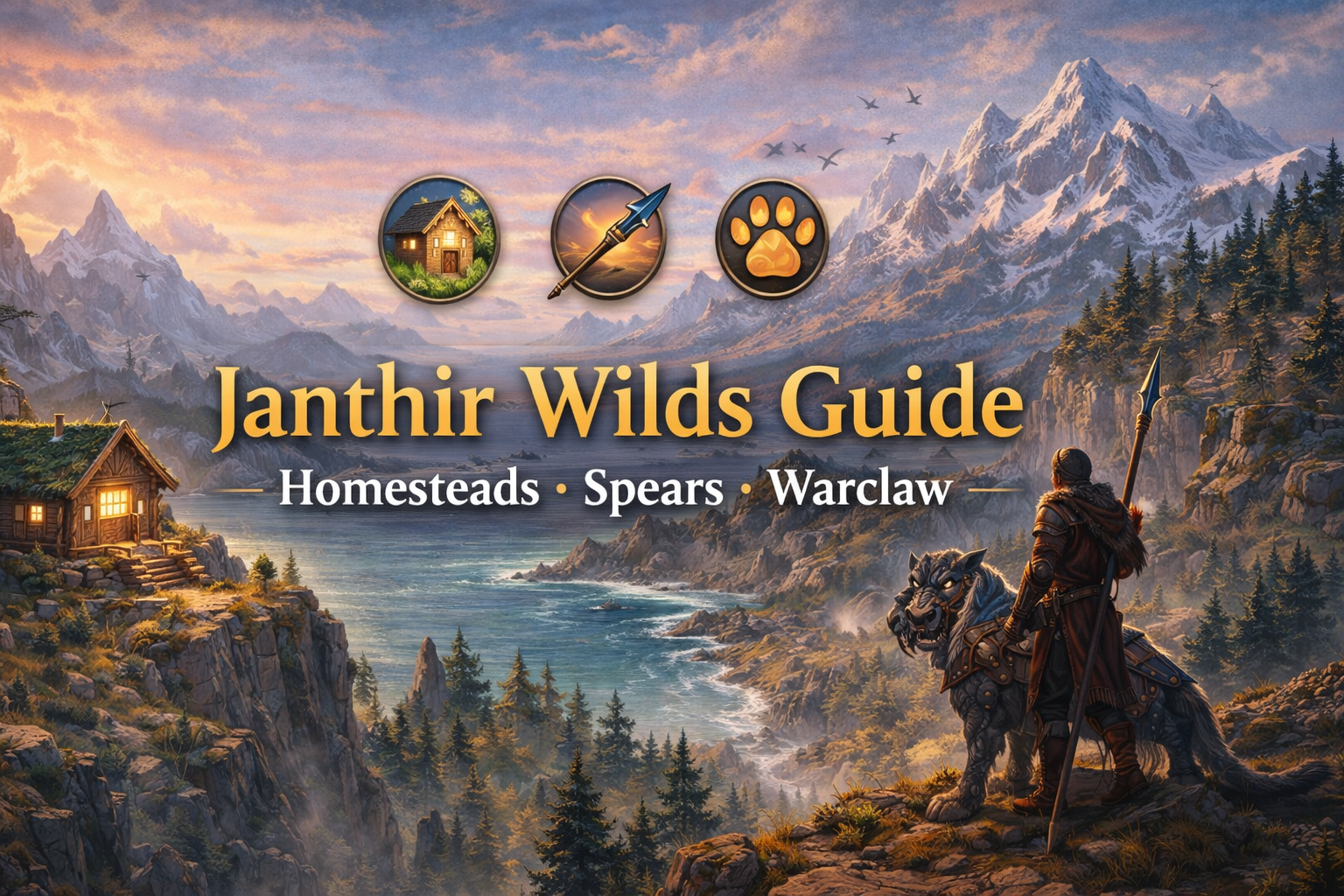 GW2 Janthir Wilds guide, Janthir Wilds homestead, GW2 homesteads, handiworker crafting, GW2 land spear, Kodan spear training