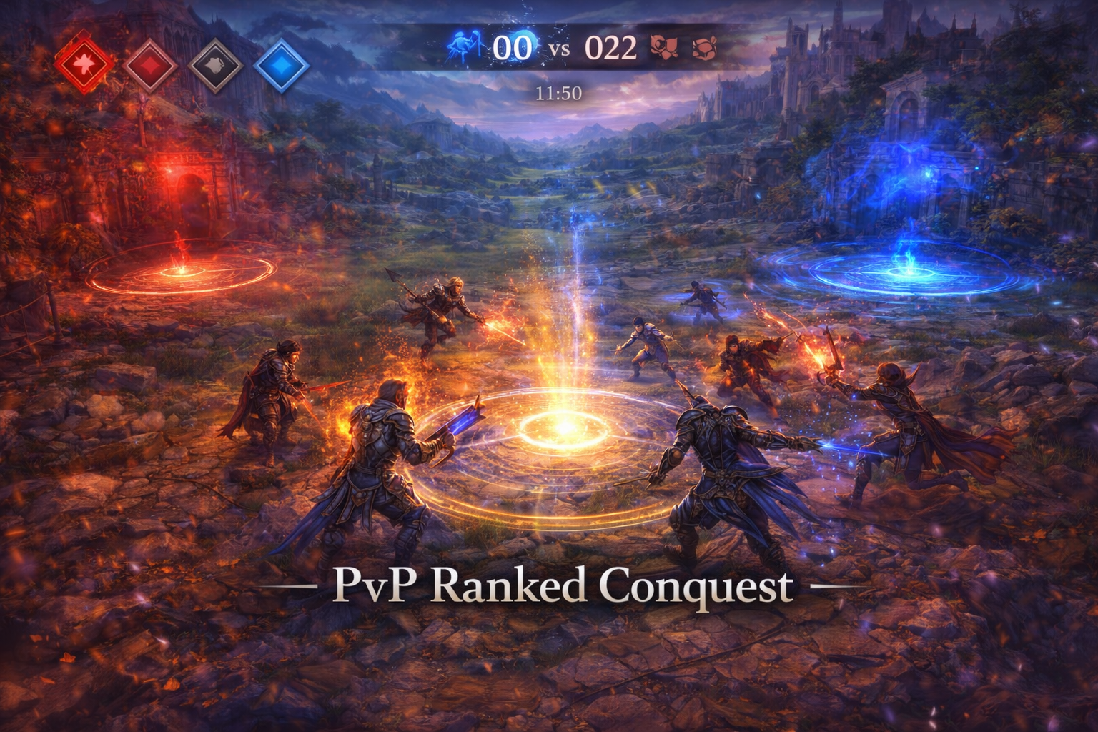 GW2 ranked PvP guide, GW2 Conquest basics, how to win Conquest GW2, GW2 PvP rotation guide, GW2 PvP roles