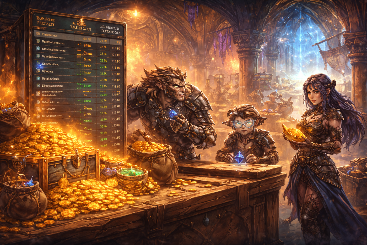 GW2 trading post guide, GW2 flipping guide, GW2 TP fees, GW2 trading post tax 15%, GW2 listing fee 5% exchange fee 10%, GW2 break-even flipping