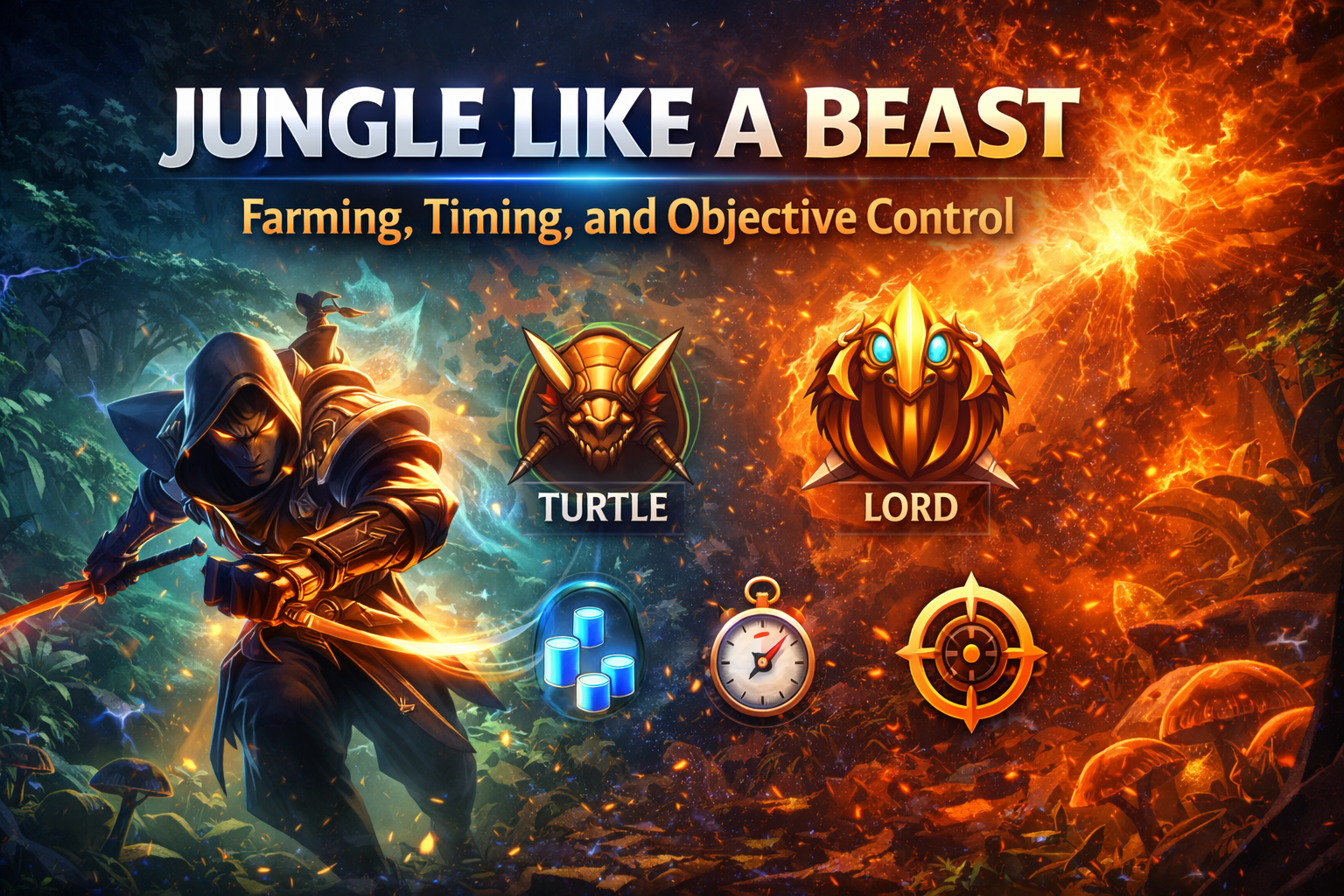 MLBB jungle guide, Mobile Legends jungler tips, jungle rotation MLBB, fast farming MLBB, level 4 timing MLBB, MLBB objective control