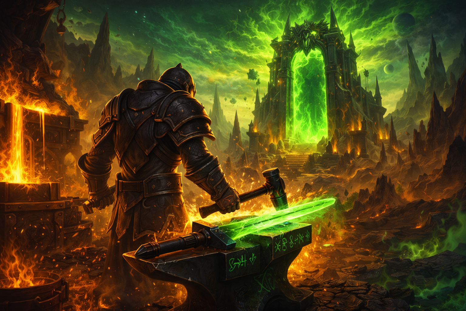 WoW TBC Classic Blacksmithing, TBC Blacksmithing guide, Blacksmithing leveling 1-375, Outland Blacksmithing