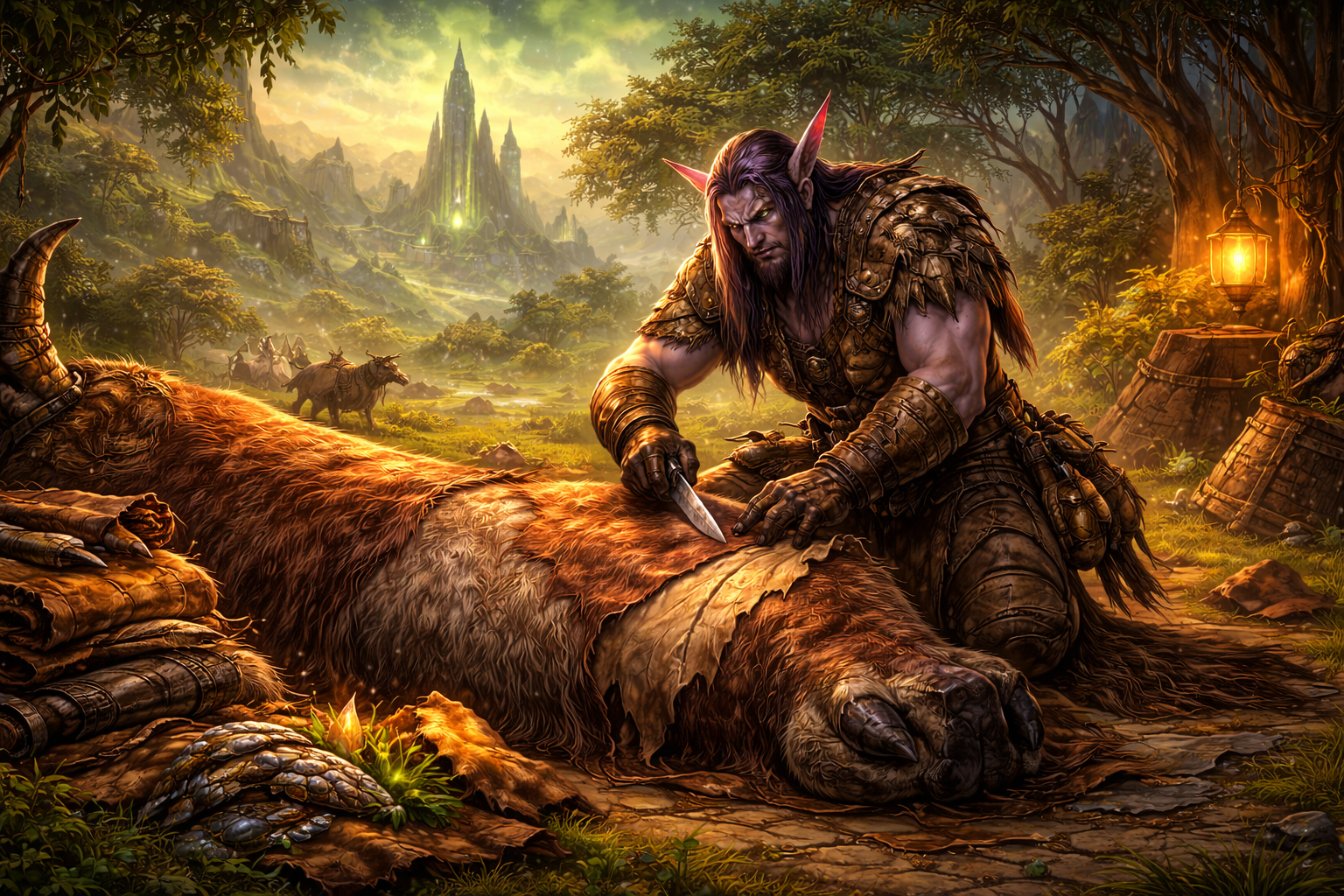 WoW TBC Classic Skinning, TBC Skinning guide, Skinning 1-375 TBC, Skinning leveling Outland, Master Skinning trainer TBC