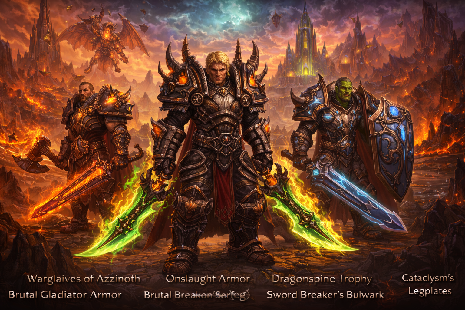 WoW TBC Classic Warrior BiS, TBC Warrior best in slot, Fury Warrior BiS TBC, Arms Warrior BiS TBC, Protection Warrior BiS TBC, pre-raid BiS Warrior TBC