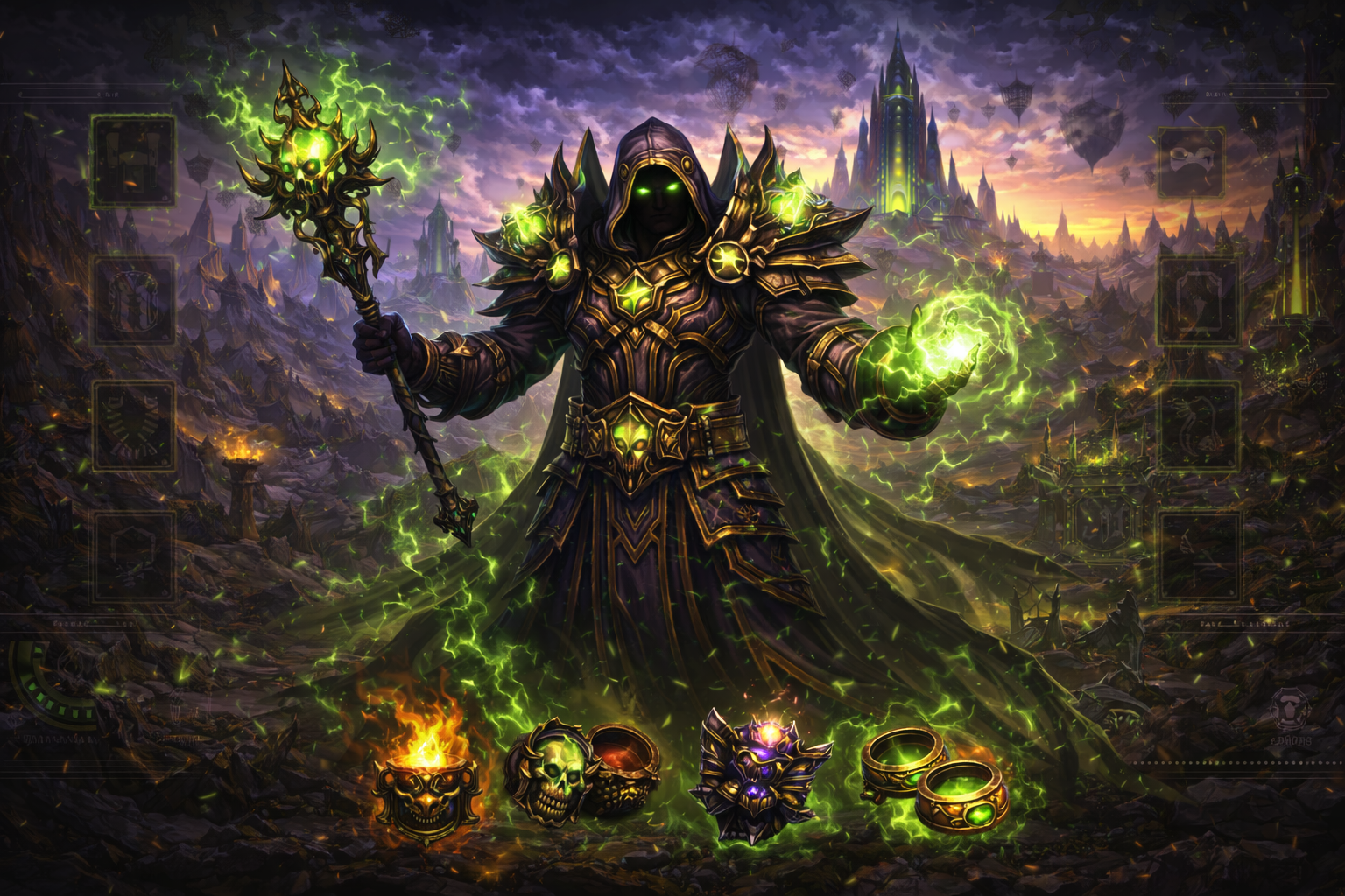 wow tbc classic warlock bis, tbc warlock best in slot, warlock pre raid bis tbc, shadow destruction warlock gear, fire destruction warlock gear