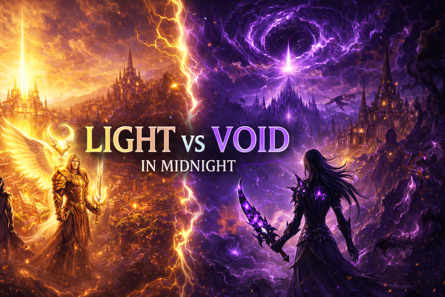 light vs void midnight, wow midnight lore themes, wow midnight light and void, xal’atath midnight story, voidstorm lore, sunwell midnight lore, silvermoon midnight story, eversong woods voidstorm
