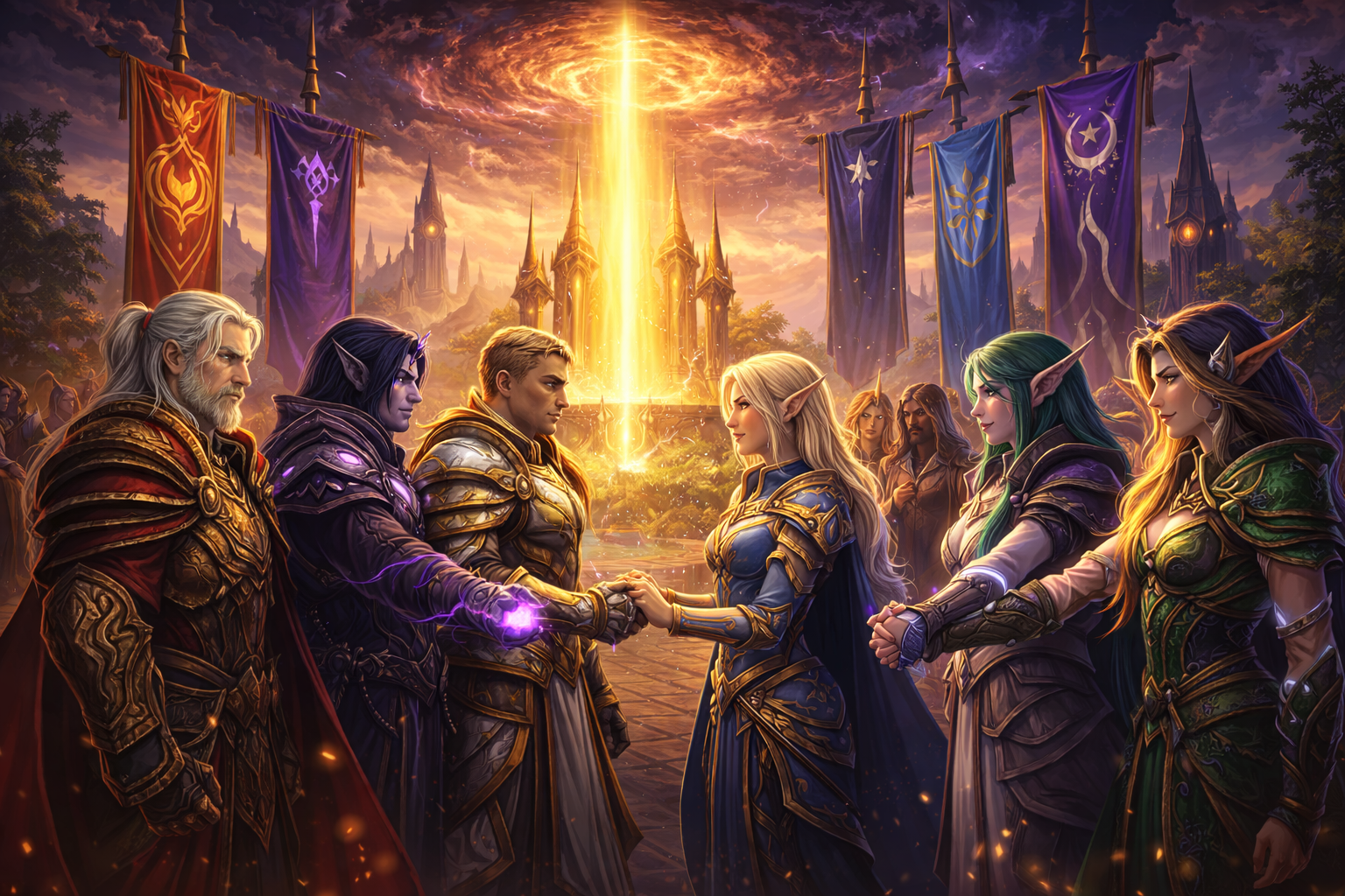 WoW Midnight elven tribes, unite the elven tribes Midnight, reunify elven tribes Azeroth, Midnight Silvermoon hub, Quel’Thalas unity story, blood elves high elves void elves