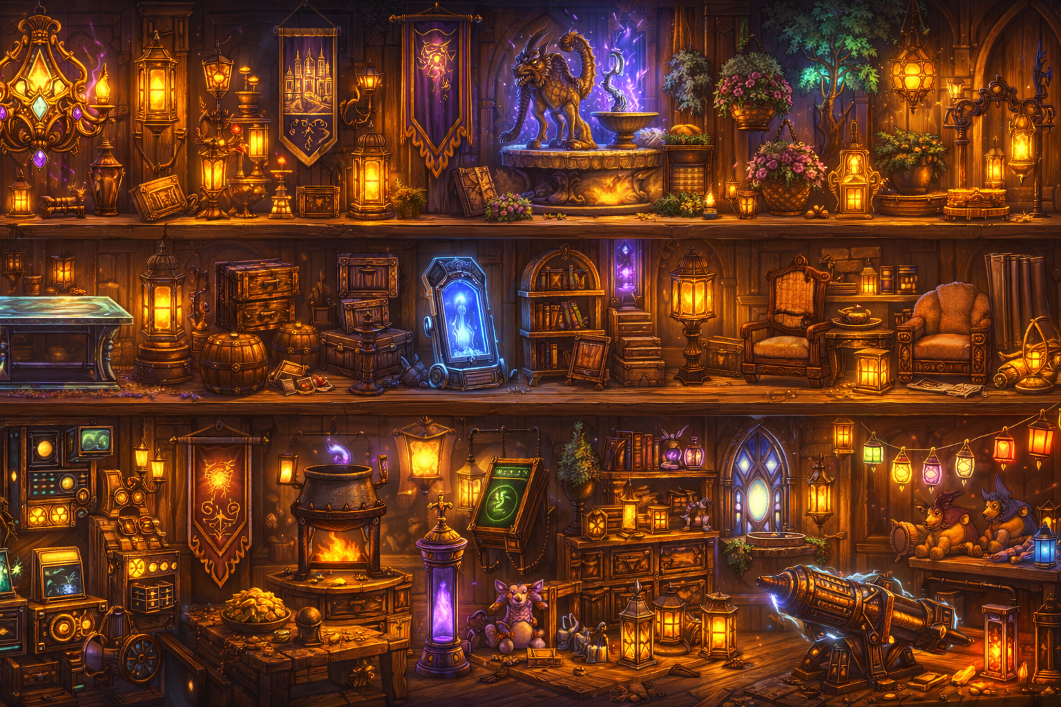 WoW Midnight housing collectibles, WoW Midnight housing decor wishlist, top housing items Midnight, collectible furniture WoW Midnight, WoW housing nostalgia decor, housing decor items list