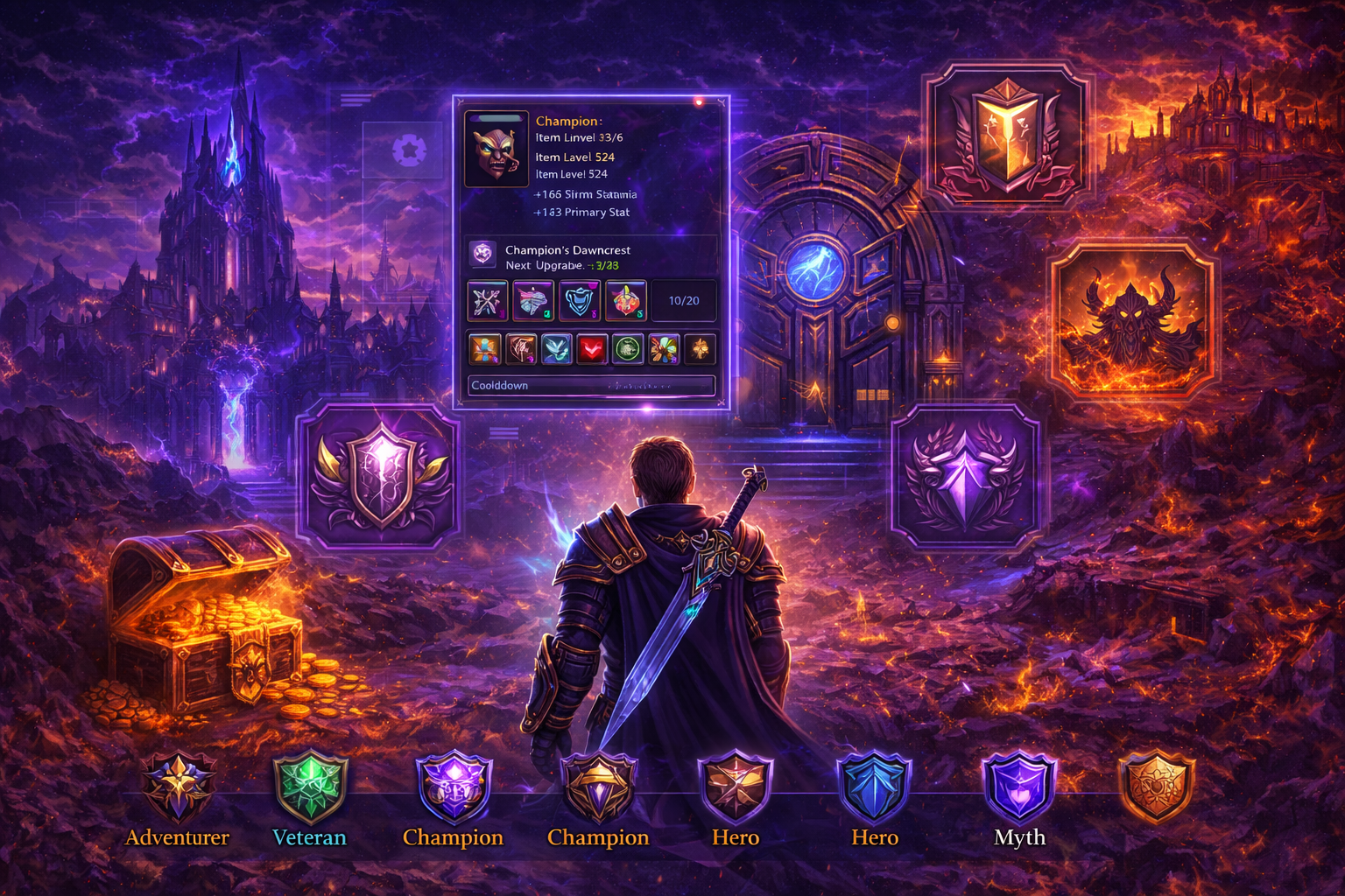 Learn Midnight’s gear tracks, Dawncrests, Great Vault rules, and best grind routes for Mythic+, raids, Delves, and Prey—without wasting upgrades. Learn Midnight’s gear tracks, Dawncrests, Great Vault rules, and best grind routes for Mythic+, raids, Delves, and Prey—without wasting upgrades.