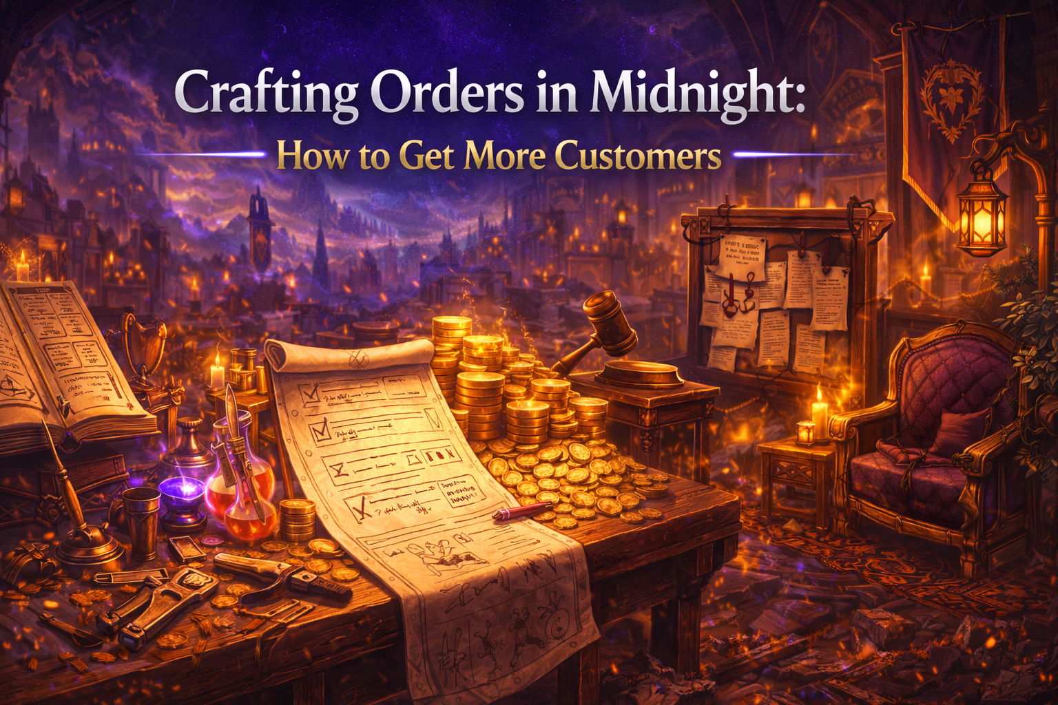 WoW Midnight crafting orders, Midnight crafting orders guide, how to get more crafting order customers, WoW crafting order tips, Midnight professions customers, get more commissions WoW WoW Midnight crafting orders, Midnight crafting orders guide, how to get more crafting order customers, WoW crafting order tips, Midnight professions customers, get more commissions WoW