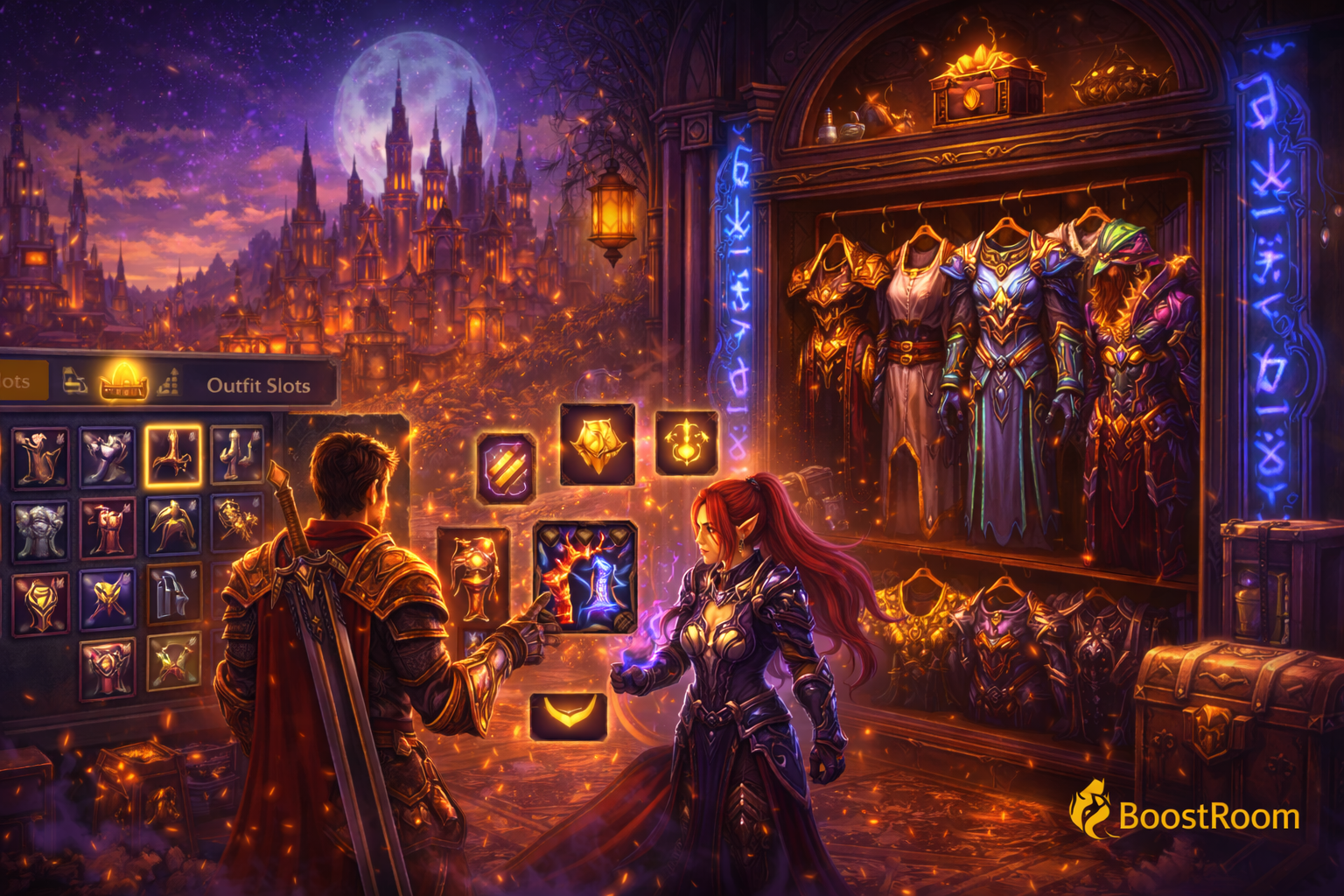 WoW Midnight transmog updates, Midnight transmog overhaul, slot-based transmog WoW, outfits system WoW, Outfit Slots warband, Situations transmog WoW, swap transmog anywhere, action bar outfits WoW